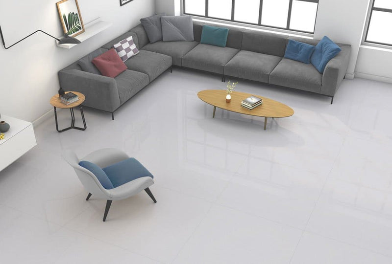 Cerâmica HD Gran onyx Cinza- Retificado Polido 82x82